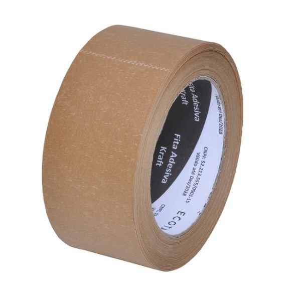 Fita Crepe Corrugada 48mm x 50m Marrom