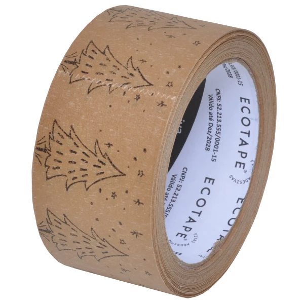 Fita Kraft Personalizada Natal  48mm x 50m ( sk-03 )