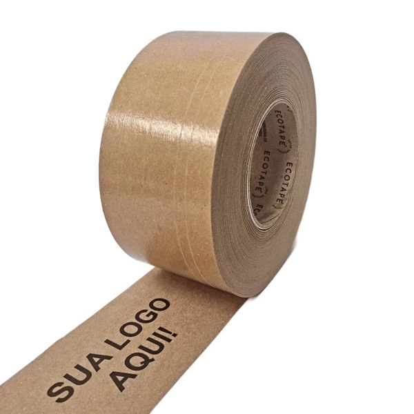  Kit 54 Rolos - Fita Gomada Personalizada 80x100 S/ Reforço