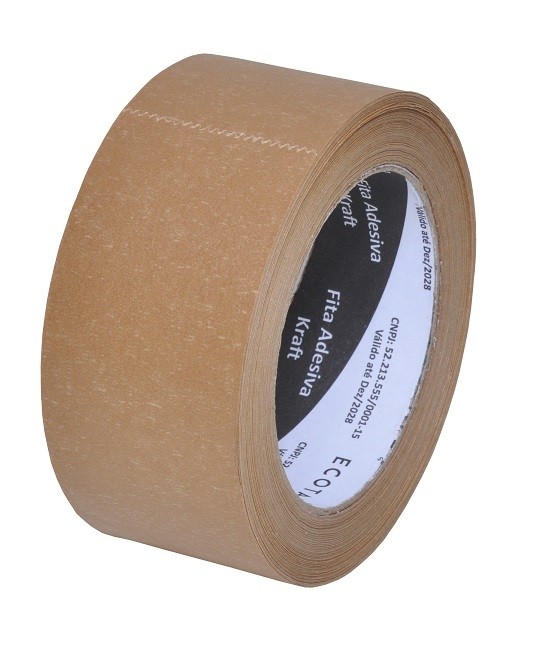 Fita Crepe Corrugada 48mm x 50m Marrom