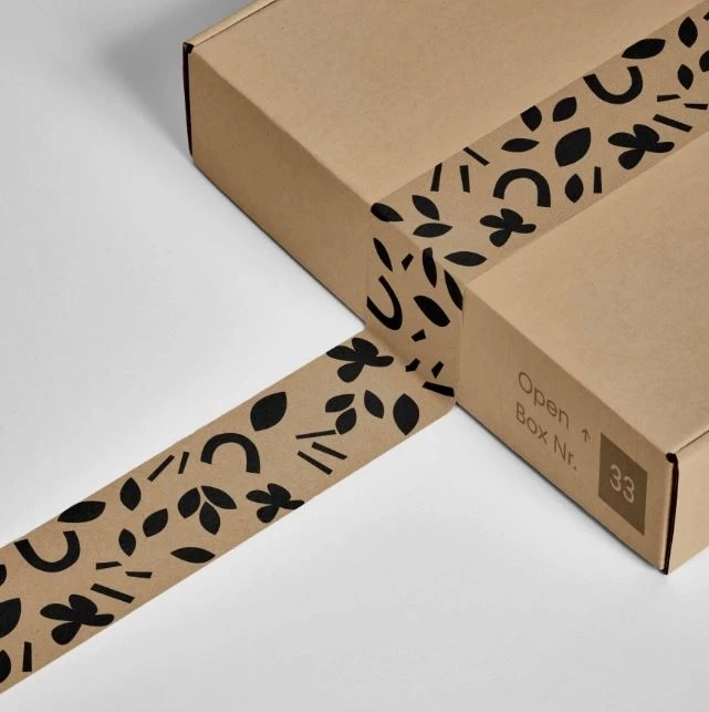Fita Kraft Impressa 48mmx50m Coleção Eco-friendly sk-02