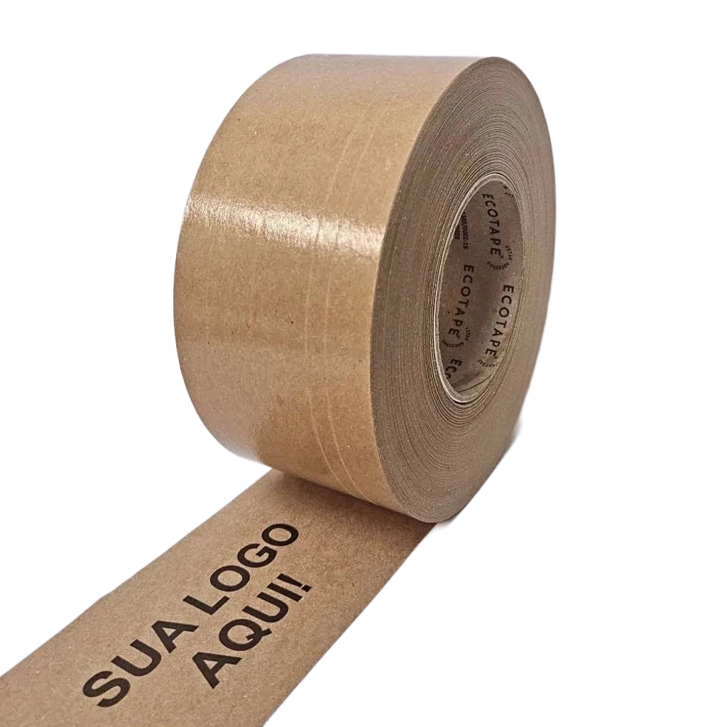 Kit 54 Rolos - Fita Gomada Personalizada 70x100 S/ Reforço 